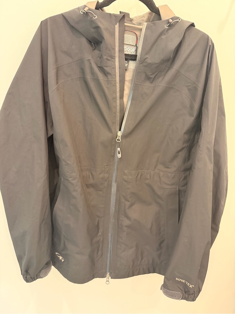 Outdoor Research Men's Gore-Tex hooded Rain Jacket - Black